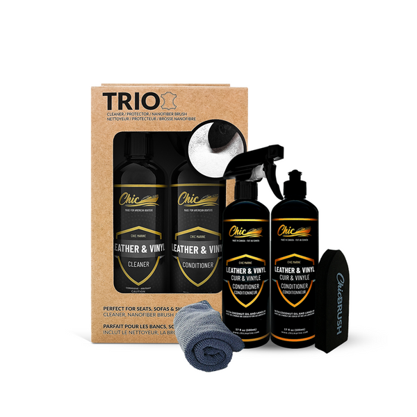 Ensemble cuir et vinyle