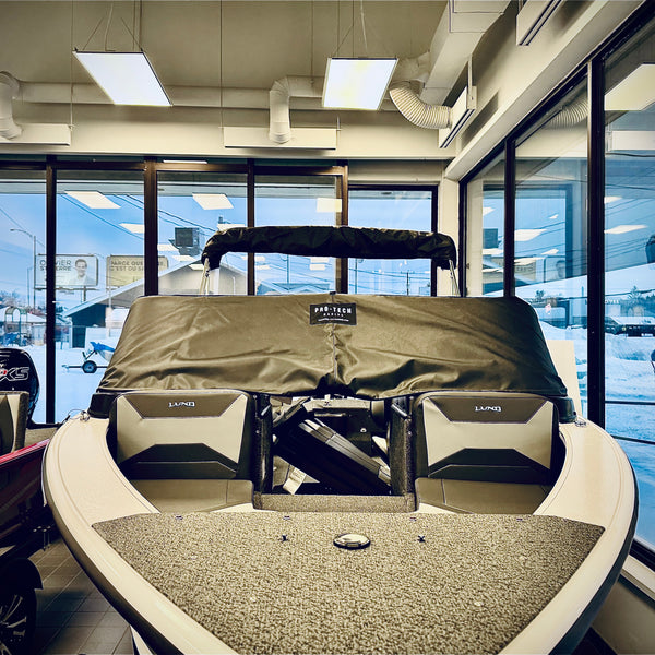 Boat windshield cover