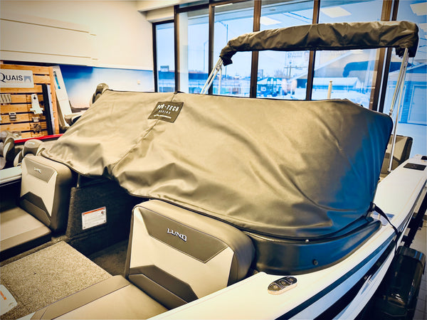 Boat windshield cover